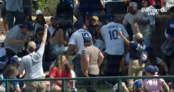 During a recent MLB training game, it wasn't the prowess of the batter or the excitement of the crowd that captured everyone's attention. Instead, it was the swift antics of a four-legged fan