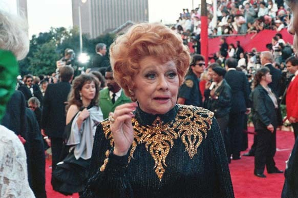20. Lucille Ball dazzles one last time on the red carpet at the 61st Academy Awards in March 1989.