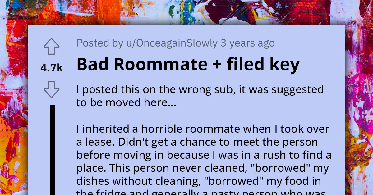 Woman Inherits Troublesome Roommate And Finds Ingenious Way To Cope