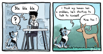 Artist Shares 25 Funny Comics About Living With A Dog