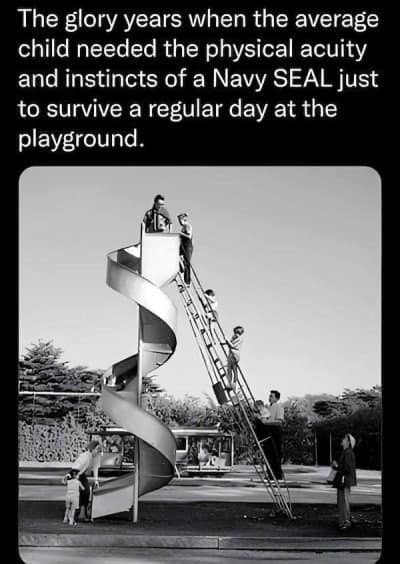 A 70s playground: where only the strong survive