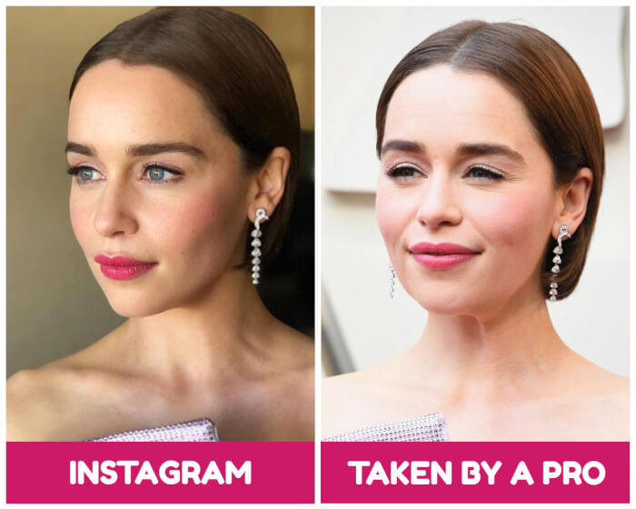 Eye-Opening Comparisons Between The Photos Celebrities Posted Online ...