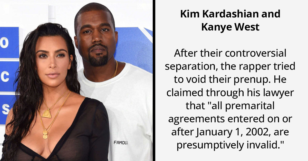 15 Celebrity Couples Had This To Say About Their Prenuptial Agreements