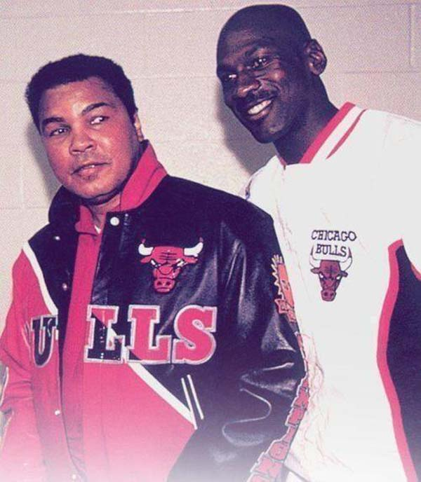 29. Muhammad Ali and Michael Jordan (1992).