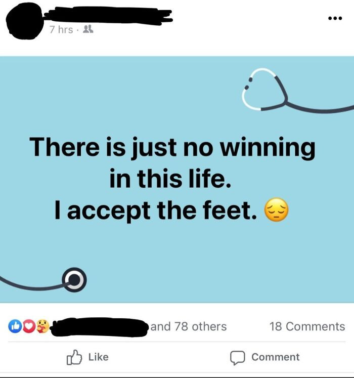 20. Accept The Feet