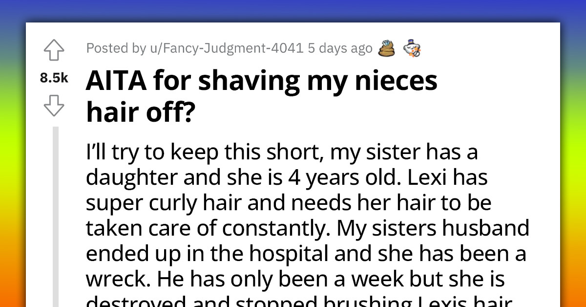 Redditor's Decision To Shave Off Her Niece's Super Curly Hair Starts A Conversation About Hair Care And Struggles