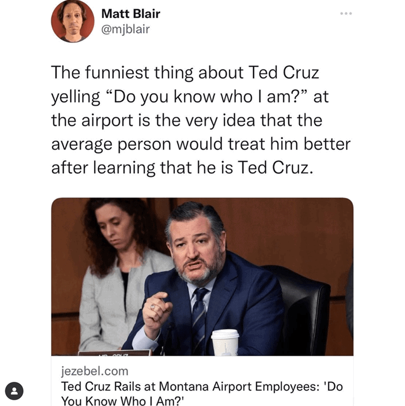 Who is Ted Cruz?