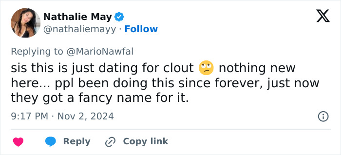 Dating for clout