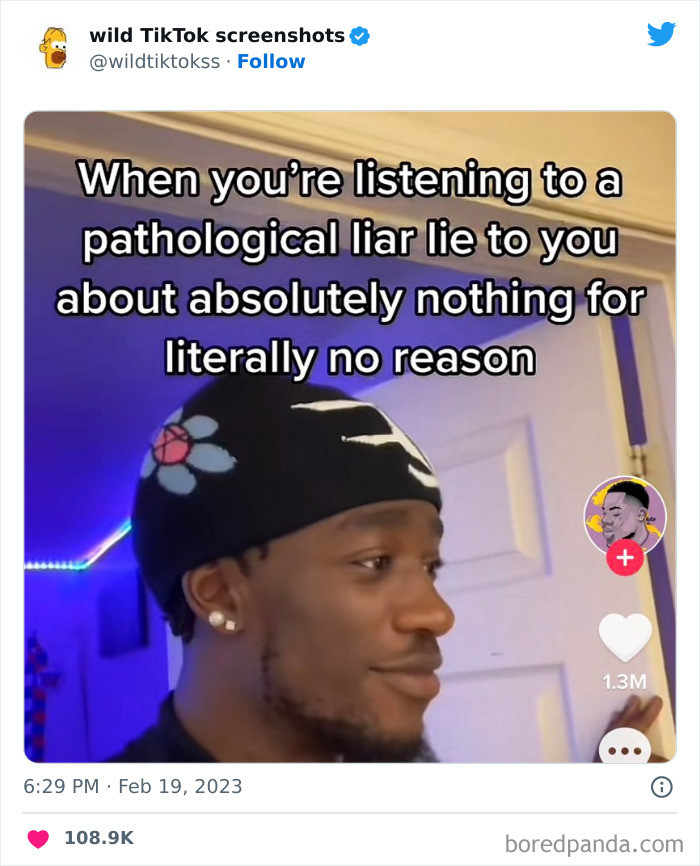 24. Pathological liar