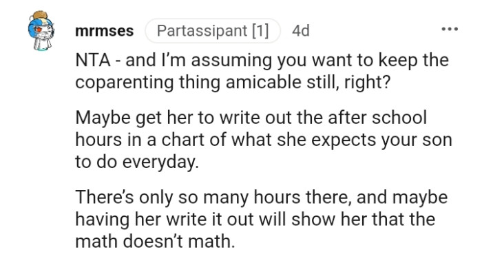 Her maths does not math