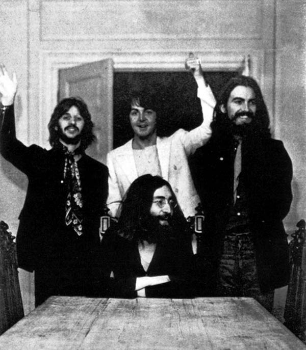 15. The Beatles’s last picture together.