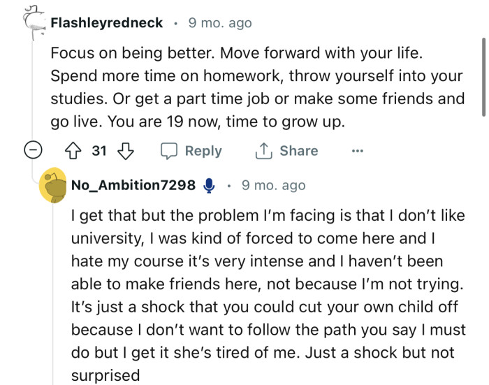 College Student Left Stunned As Mom Announces That She Is 'Released