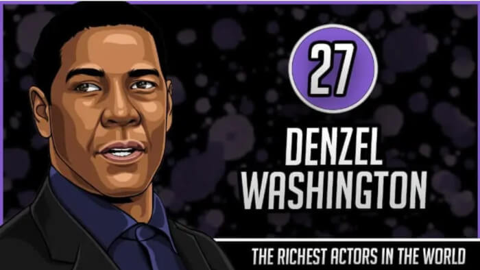 27. Denzel Washington Worth $280 Million