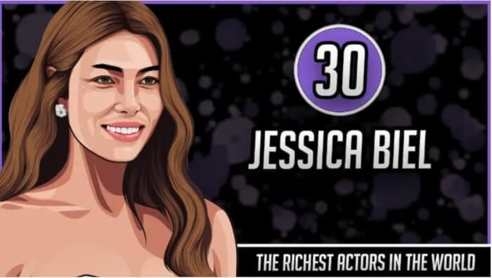 30. Jessica Biel Worth $250 Million