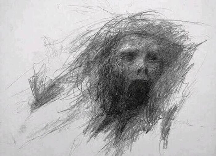 14. A Schizophrenic Patient’s Last Drawing Before Suicide
