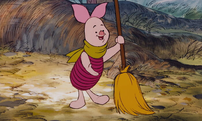 11. Piglet, a character hailing from the 