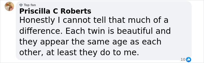 “Honestly I cannot tell that much of a difference.”