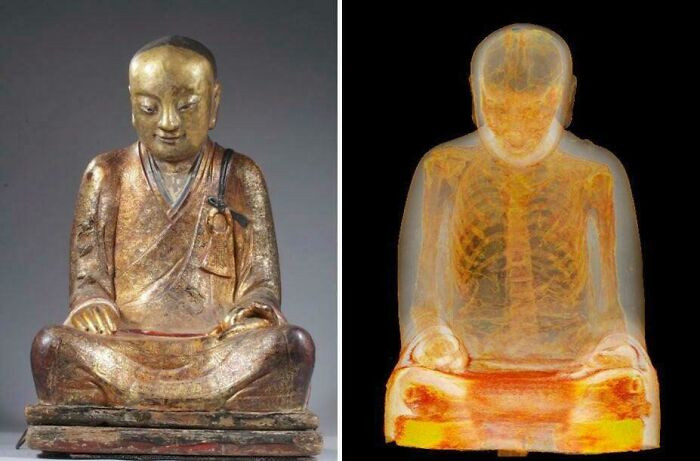 41. Ct Scan Of 1,000-Year-Old Buddha Sculpture Reveals Mummified Monk Hidden Inside