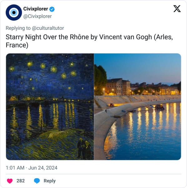 18. Starry Night by the Rhone