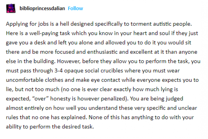 1. “As an autistic person, I despise EVERYTHING about this!”