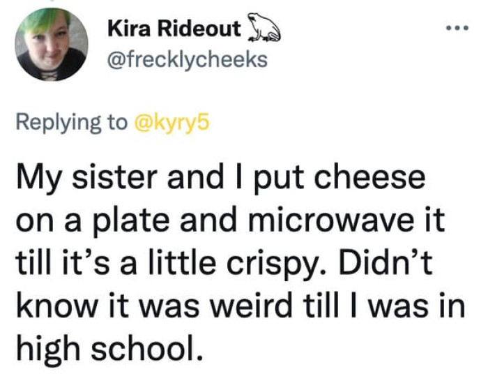 18. Crispy cheese