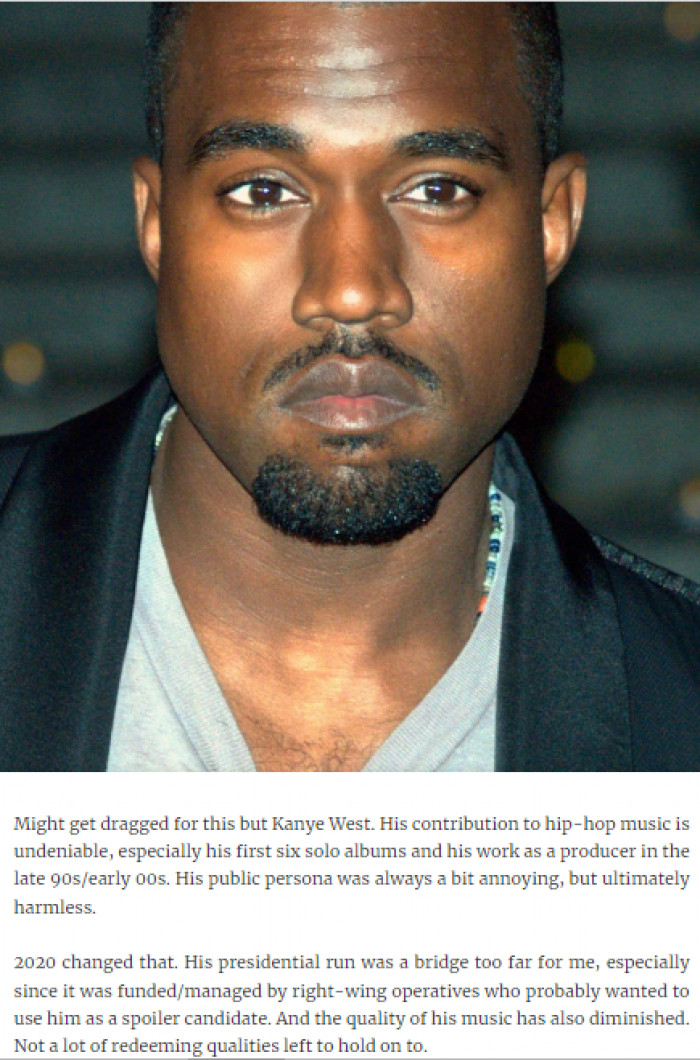 3. The next is Kanye West