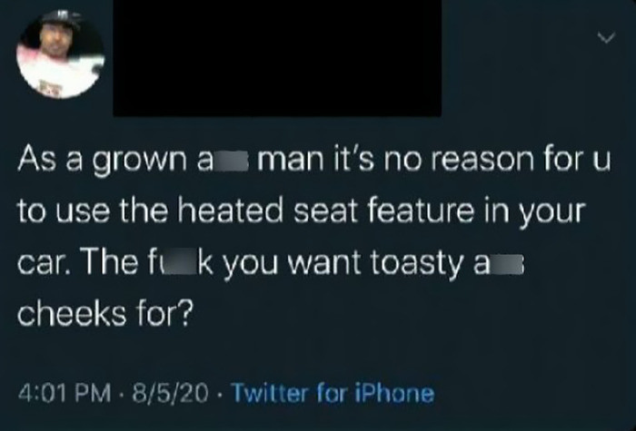 19. Gatekeeping Masculinity As It Relates To... Car Features