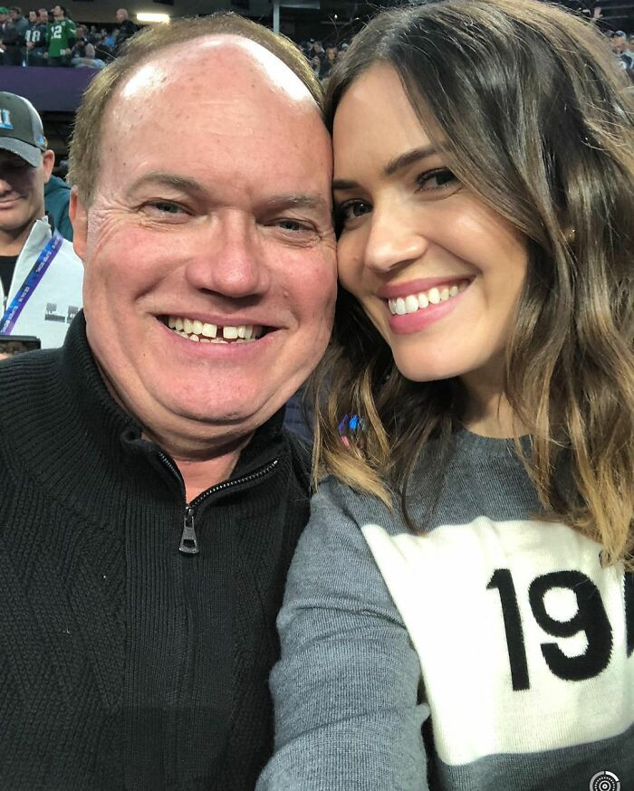 2. Mandy Moore And Her Father Donald Moore