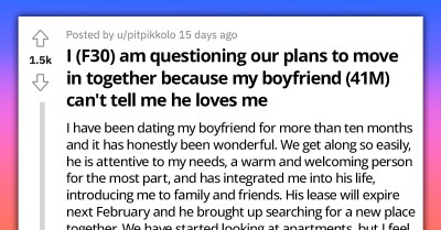 Redditor Questions Moving In With Her Boyfriend After Ten Months Because She's Unsure About His Intentions