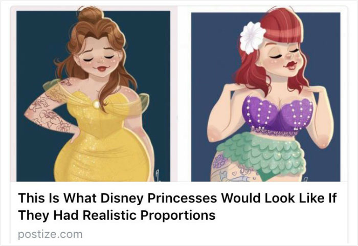 Disney's portrayal of body standards has been a hot topic for ages, and this article was the final straw for one woman.