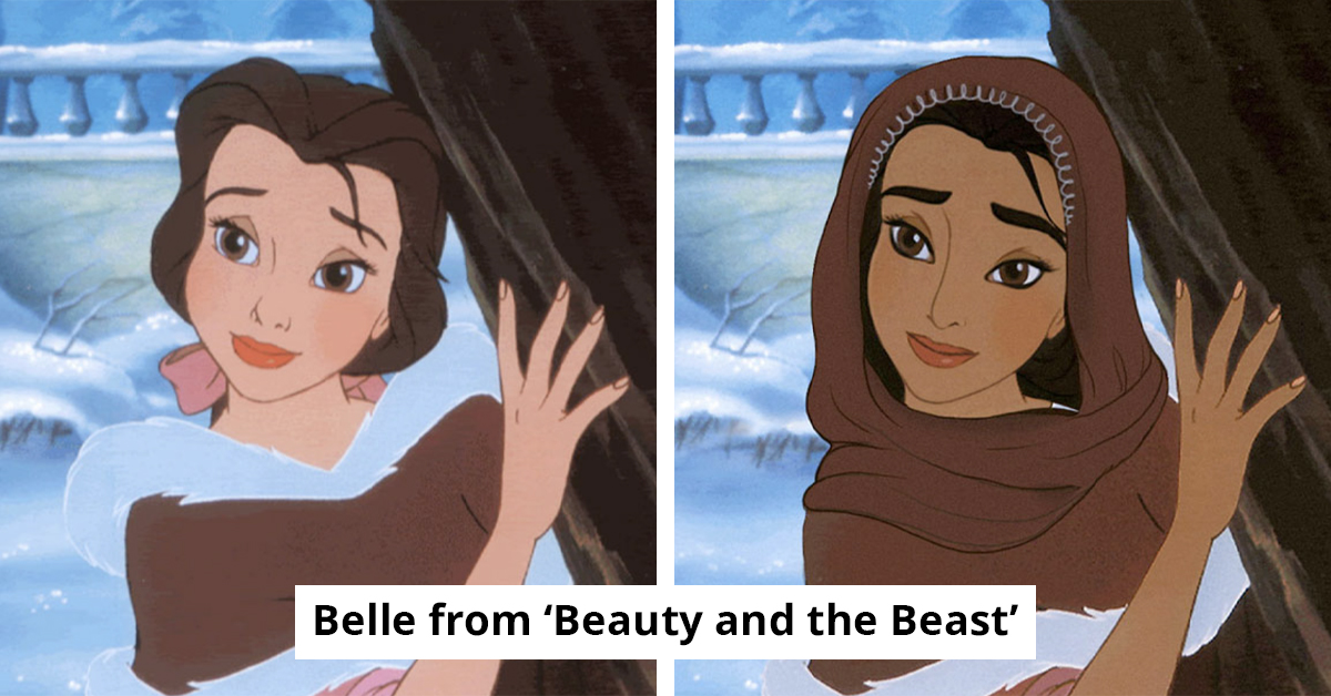 Disney Princesses Portrayed In Diverse Ethnicities