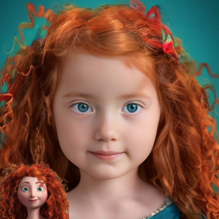 2. Princess Merida from Brave