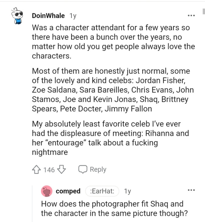 8. This Redditor says they met a lot of them and they're listed here