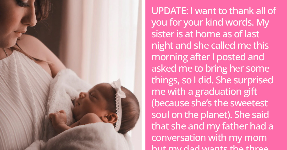 Redditor Angry At Mom For Missing Her Graduation Because She Chose To Stay With Other Daughter And Her Newborn