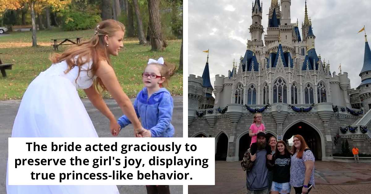 Autistic Girl Mistakes Bride For Cinderella, Inspiring Bridal Fundraiser For Disney World Trip