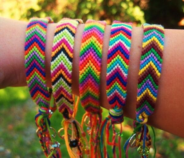 Did you love making these Friendship Bracelets too?
