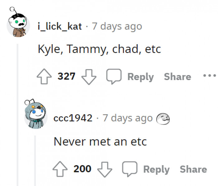 19. Have you met an Etc?