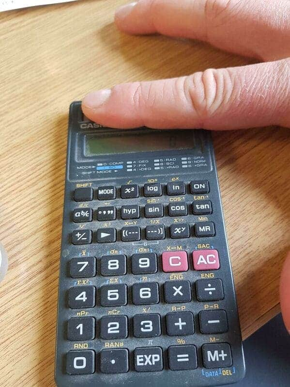 How you starved your solar calculator.