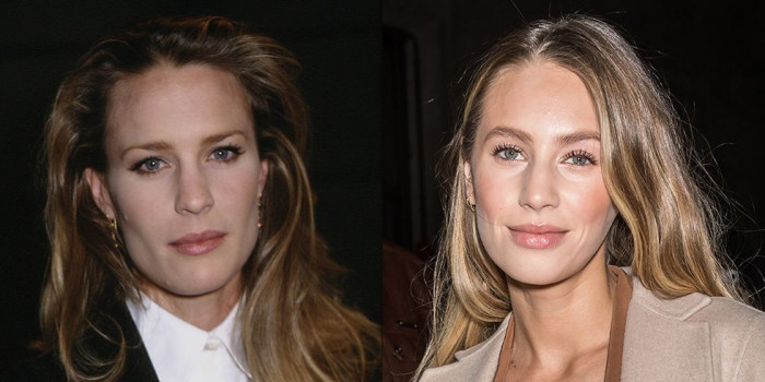 Robin Wright and Dylan Frances Penn at age 27