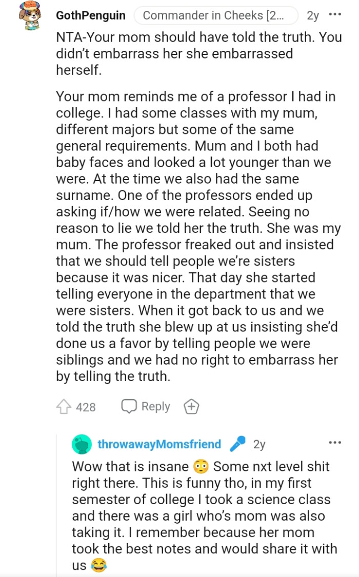 Man Corrects His Mom S New Friend Who Thought His Daughter Was His Little Sister Mom Accuses