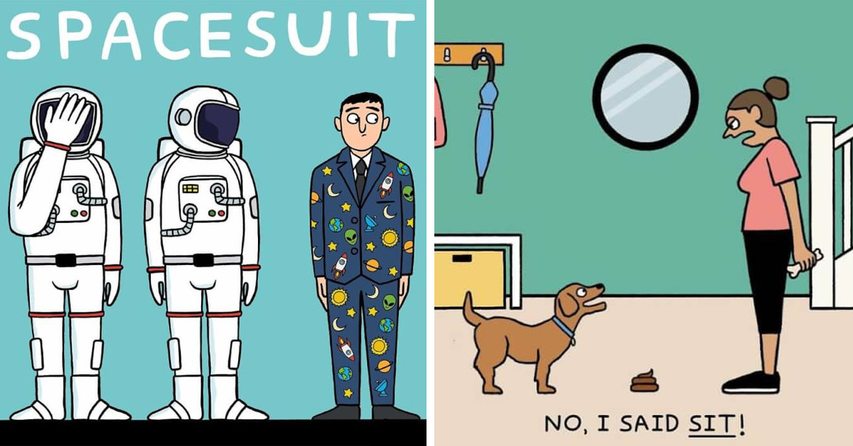 30 Times An Artist Made People Laugh Out Loud With His Satire And Deadpan Humor Comics