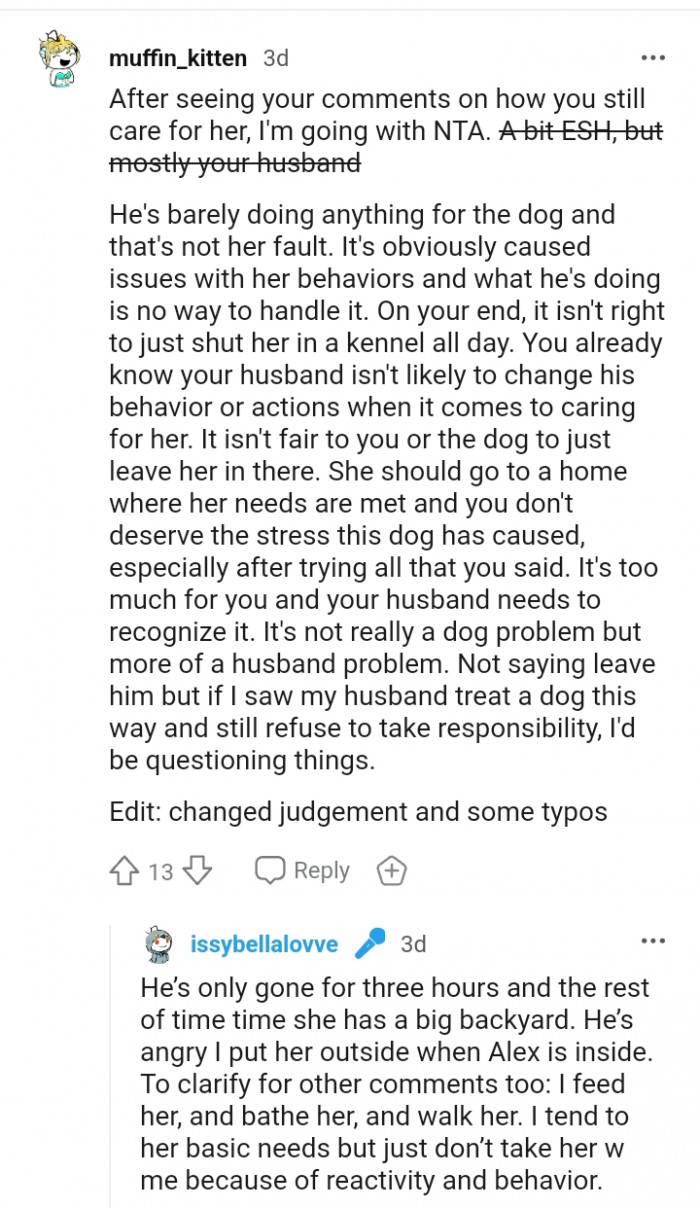 Family Issue Ensues After A Lady Puts Her Husband’s Aggressive Dog In A ...