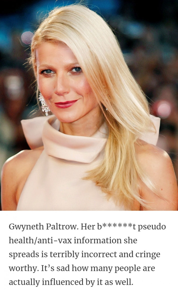 2. Followed by Gwyneth Paltrow