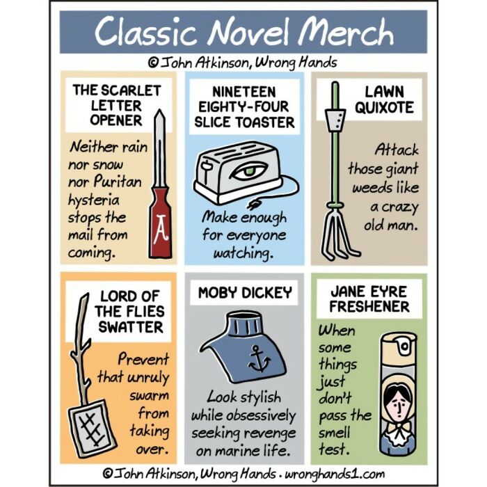 39. Classic novel merch