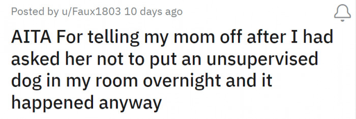 Redditor Calls Out Mother For Repeatedly Letting An Unsupervised Dog ...