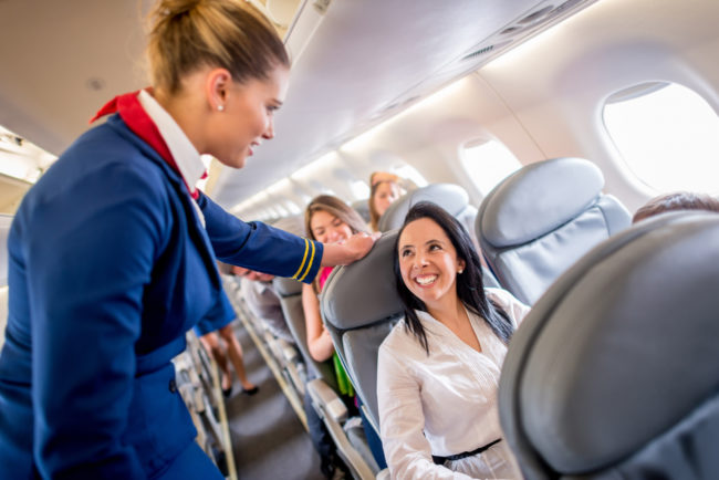 22. Show respect and courtesy to flight attendants.