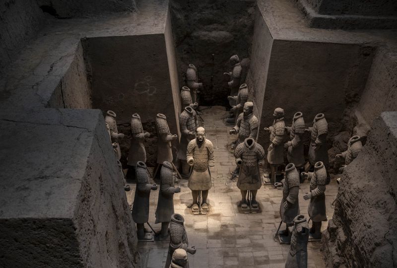 The mausoleum was designed not just as a palace for the afterlife, but as a fortress against intruders.