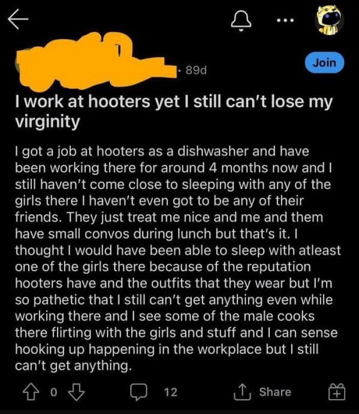 18. “Redditor Gets A Job To Try To Get Laid With Coworkers”