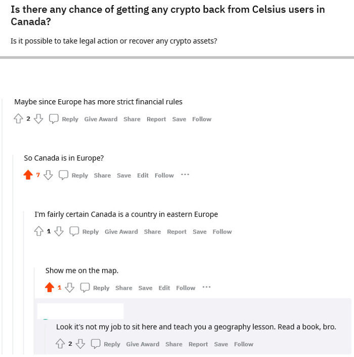 28. Canada Is A Country In Eastern Europe! Read A Book, Bro