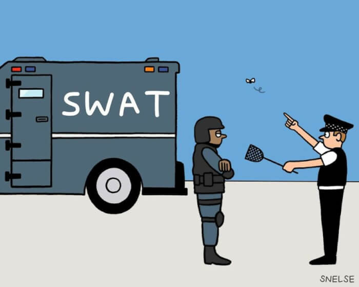 10. Swat? So what? 😂